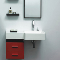 Bathroom Cabinet: Colored Cabinets